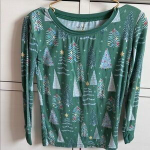 Little Sleepies Green Holiday Shirt